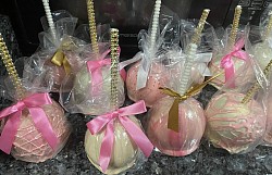 Cotton Candy Apples