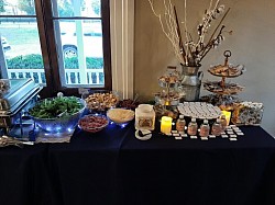 Salad and treat table